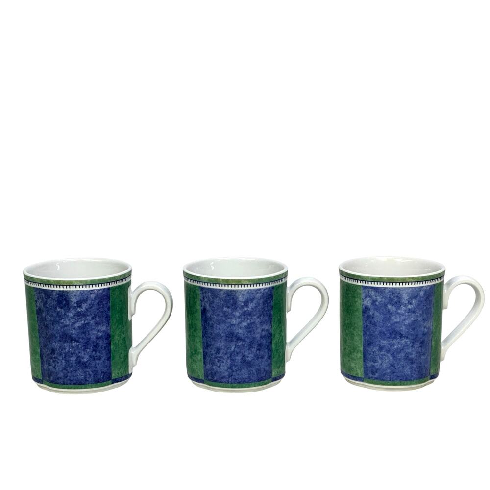 Villeroy & Boch Switch 3 1996-2020 Retired Costa 3.5" Mugs-Set of 3
